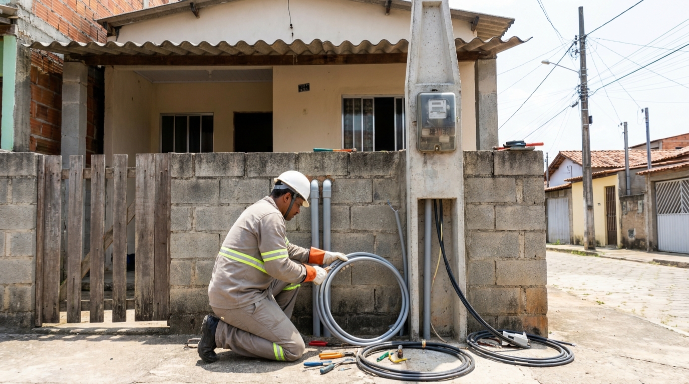 Instalação de Poste Padrão em Cabo Frio‑RJ