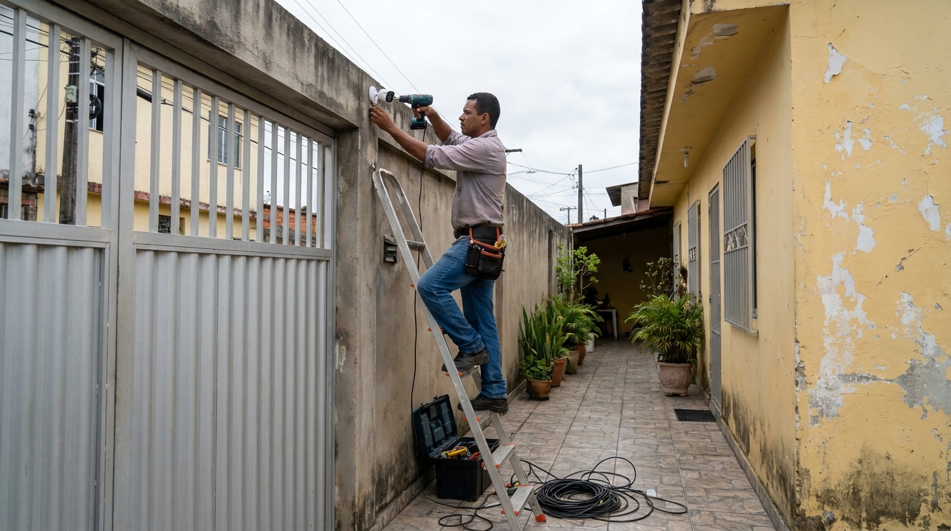 Passagem de Cabeamento em Cabo Frio‑RJ